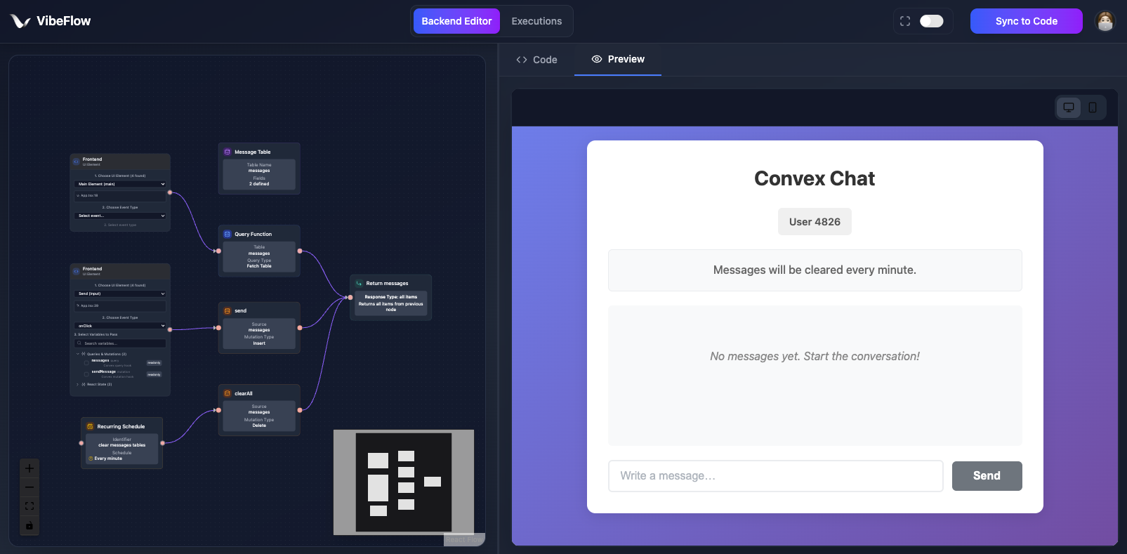 VibeFlow - Prompt, And Edit Visually.